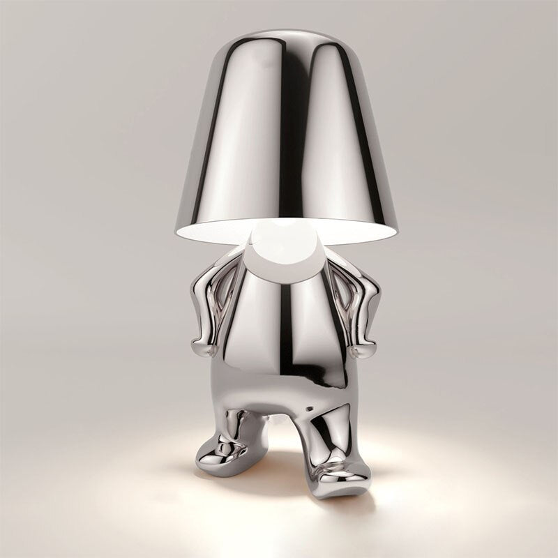 Modern Gold Metal LED Table Lamp | Kalsten