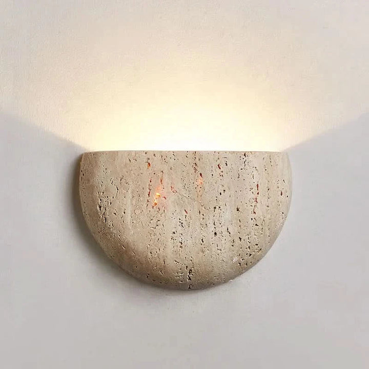 Kalsten | Stone Wall Lamp – Retro Wabi-Sabi LED Light