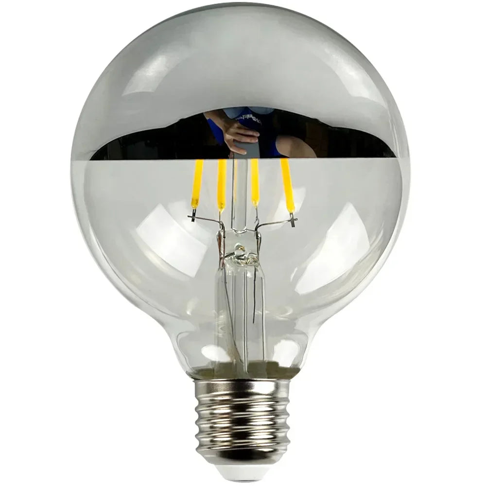 Vintage LED Bulb – Retro Table Lamp with Wooden Base | Kalsten