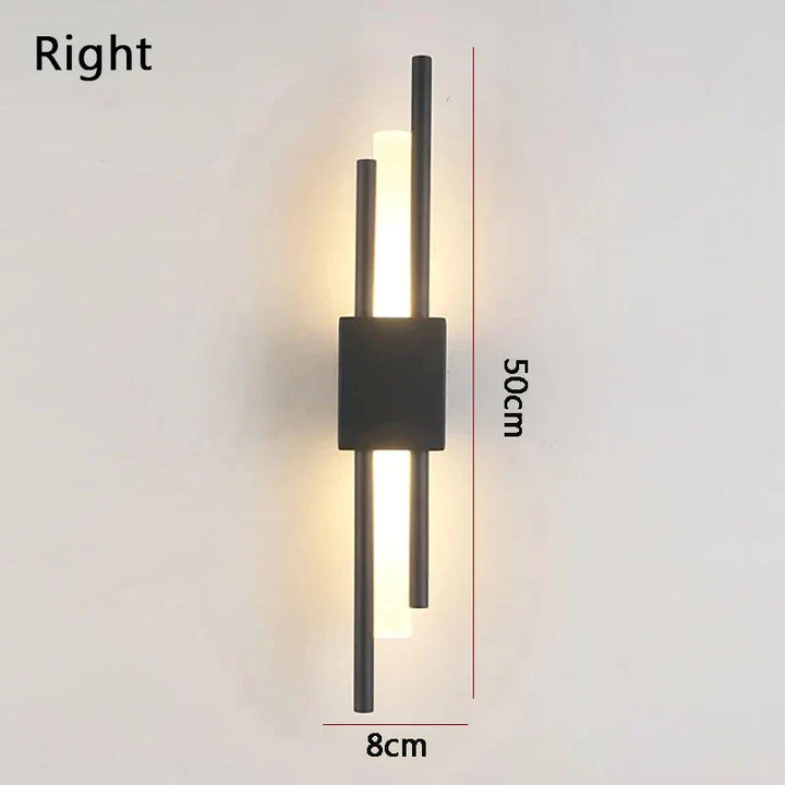Nordic LED Wall Lamp – Contemporary Wall Sconce for Bedroom, Staircase, and Living Room | Kalsten