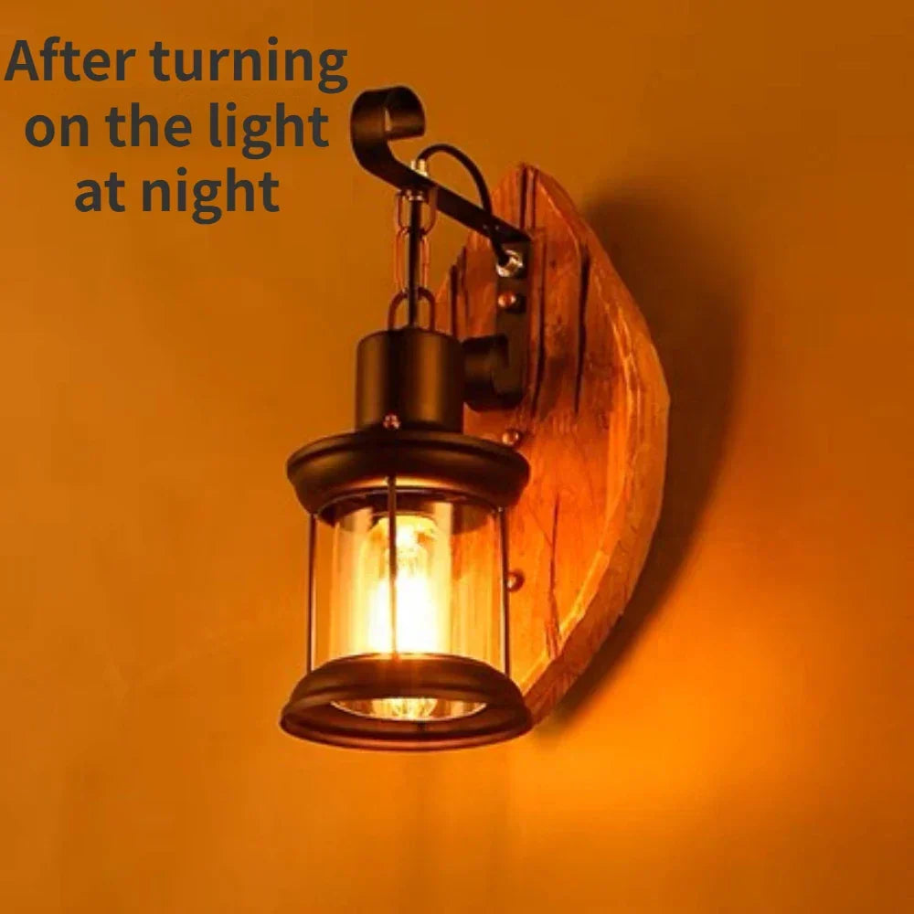 Kalsten | Retro Lantern Lamp Industrial Lantern Wall Light