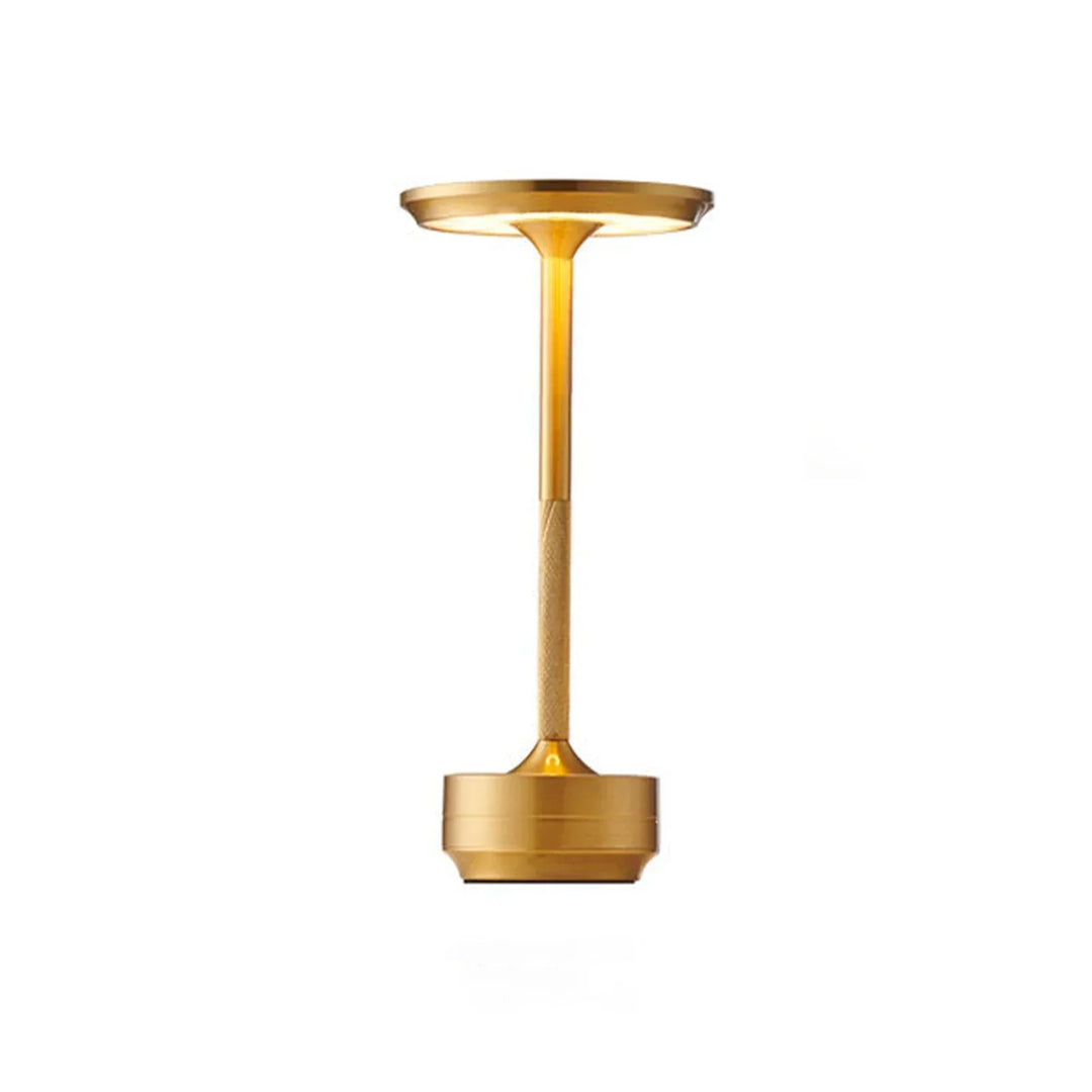 Cordless Rechargeable Modern Aura Table Lamp with Touch Controls | Wireless LED Light for Modern Side Tables and Office Desks | Minimalist Table Lamp | Kalsten