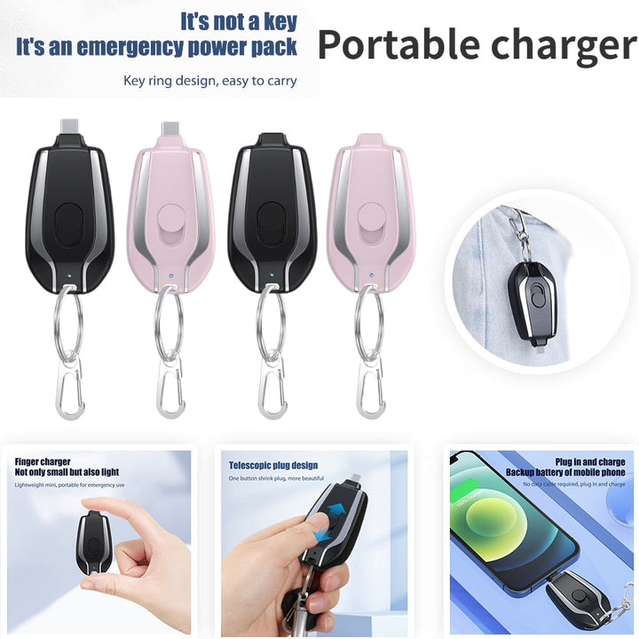 Power bank keychain 1500 mAh waterproof | Kalsten