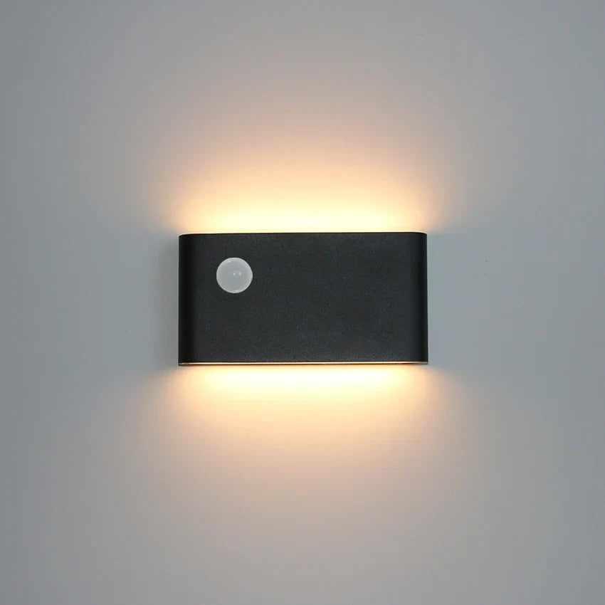Modern LED Outdoor Motion Sensor Waterproof Wall Lamp - Ideal for Garden, Courtyard, and Corridor Lighting | Kalsten
