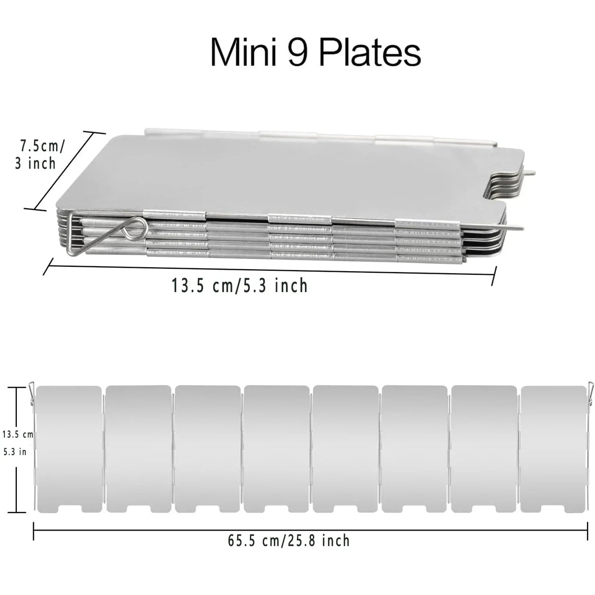 BowLift | WindShieldX Camping Windshield | Foldable & Ultralight | Stainless Steel | For Gas Cookers & Outdoor Cookers
