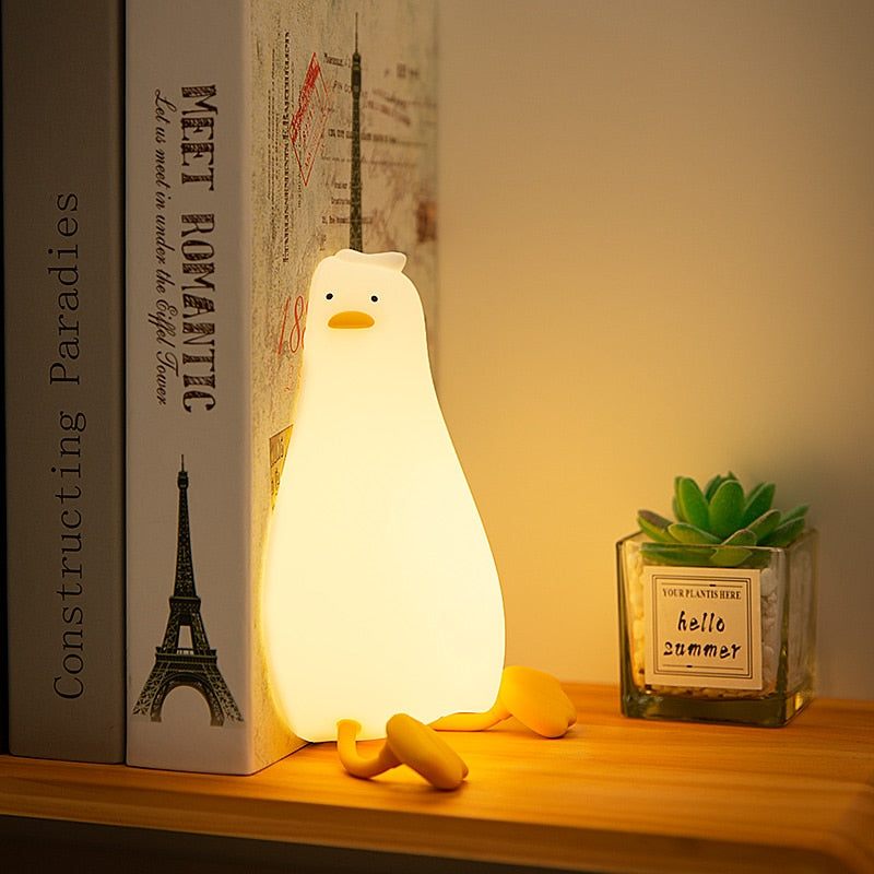 Lazy Flat Duck Atmosphere Night Lamp | Kalsten