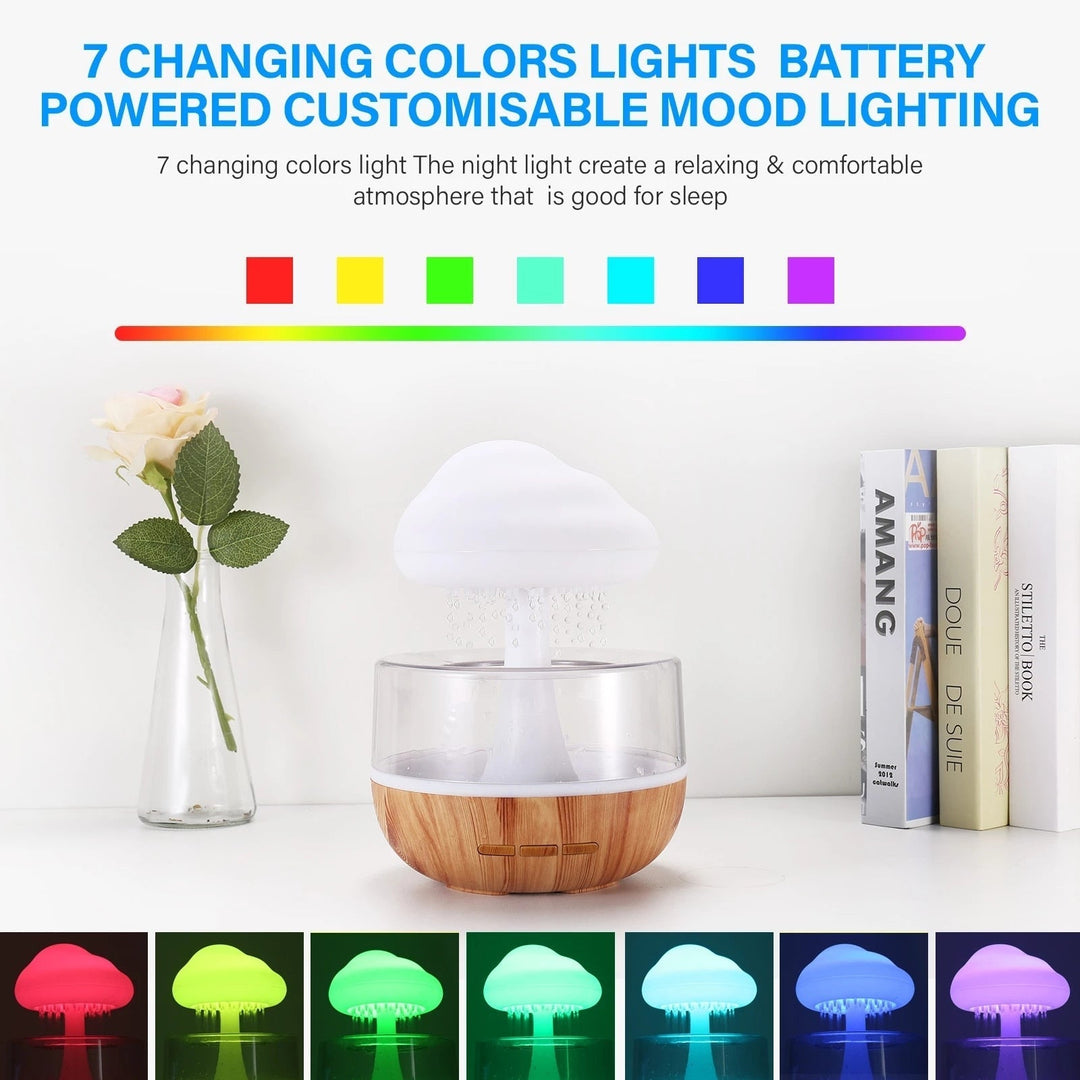 Rain Cloud Mushroom Air Humidifier Night Lamp | Kalsten