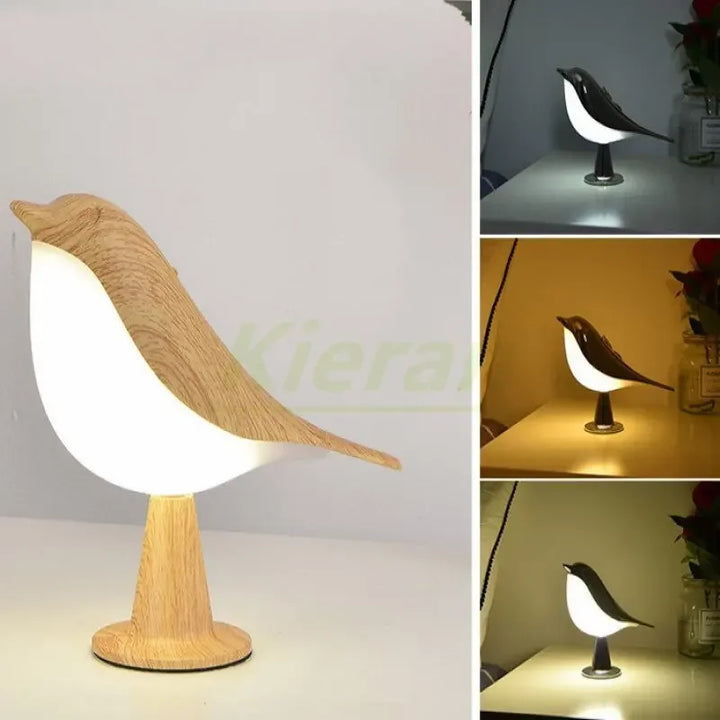 Modern LED Bird Desk Lamp – Touch Control, 6-10W LED Light for Bedroom, Study, and Living Room – Stylish Magpie Design for Home Decor | Kalsten