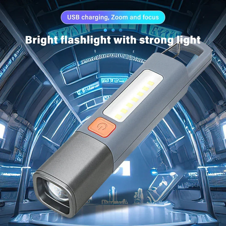 Ultra-Bright Long Shot USB Rechargeable Flashlight | Kalsten