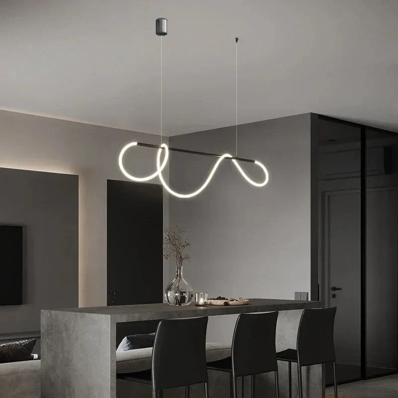 Modern LED Pendant Light – Stylish Ceiling Chandelier for Dining Room, Kitchen & Office, Energy-Efficient AC Power, LED Bulbs Included | Kalsten