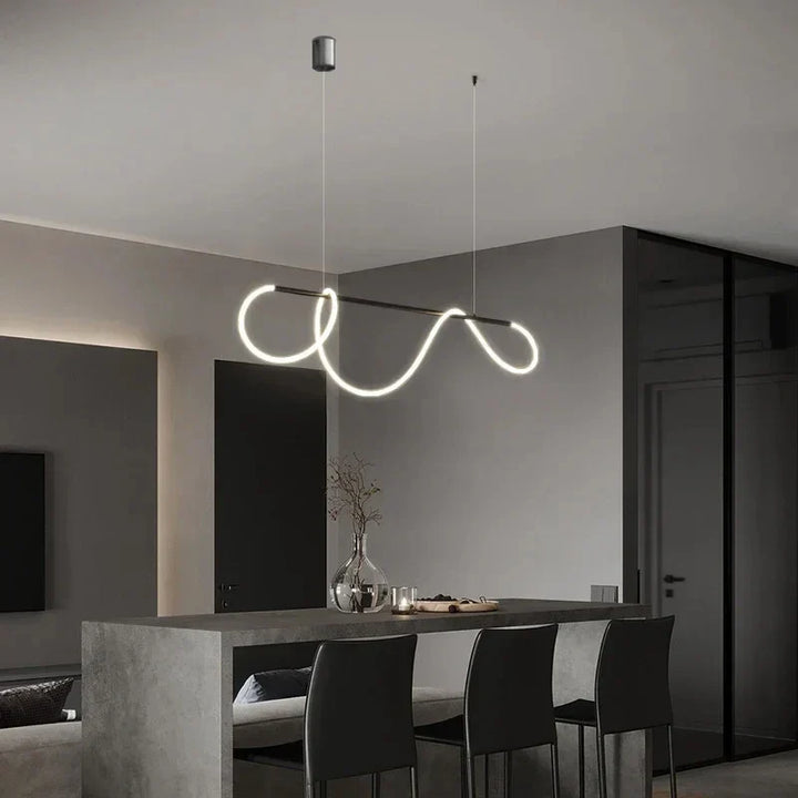 Modern LED Pendant Light – Stylish Ceiling Chandelier for Dining Room, Kitchen & Office, Energy-Efficient AC Power, LED Bulbs Included | Kalsten