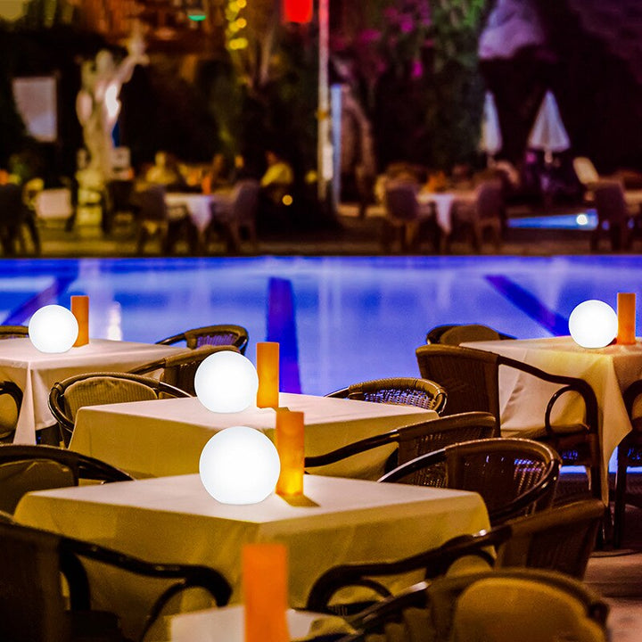 Moon LED Table Lamp – Indoor & Outdoor, Battery Powered