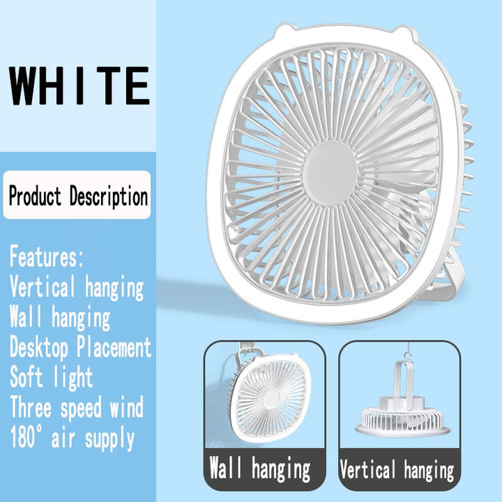 Compact Easy Mini Night Lamp USB Air Cooler | Kalsten