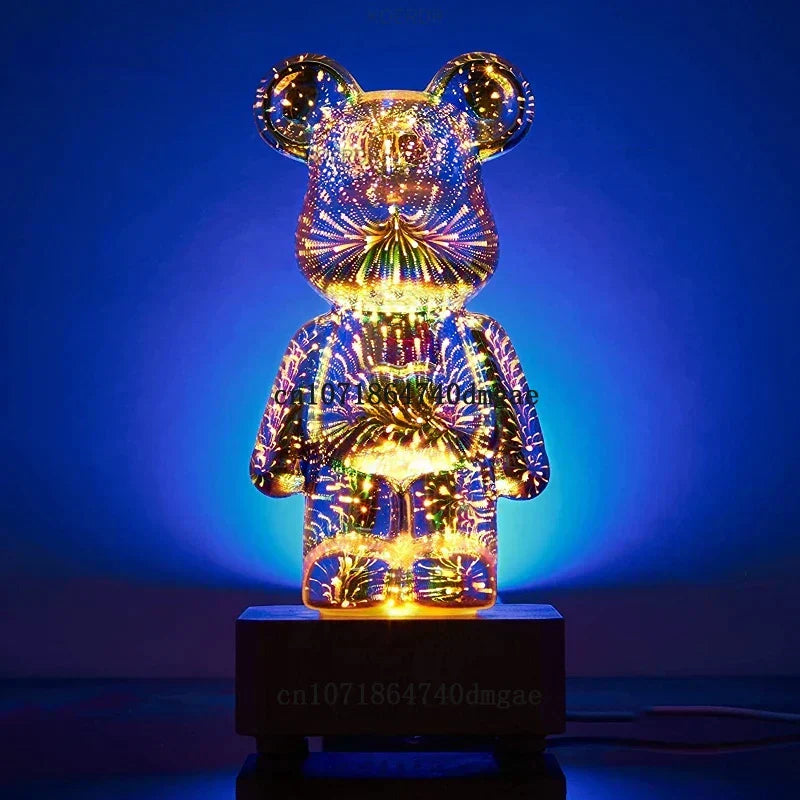 Magical 3D Fireworks Projection Mood Lamp - StarBear | Kalsten