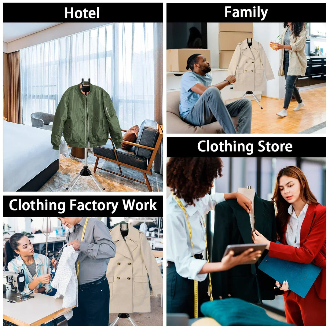 Adjustable Telescopic Garment Steamer Stand – Foldable & Portable | Kalsten
