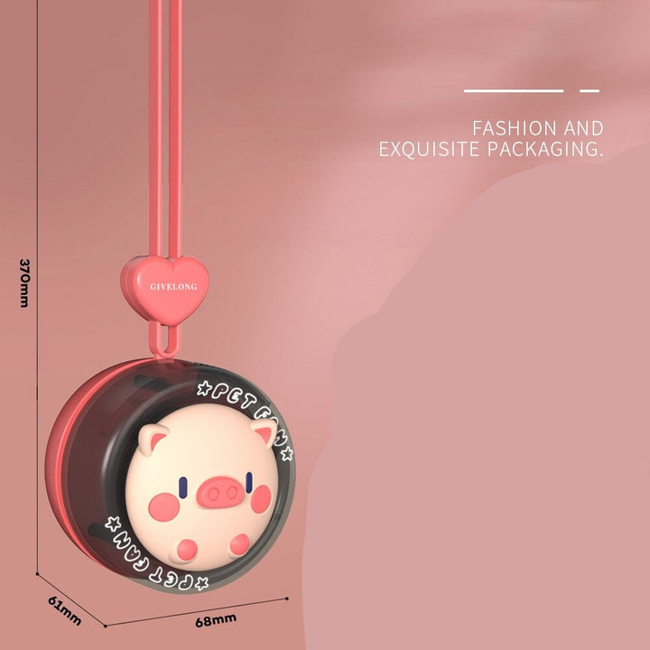 Cartoon Animal Mini Kids Neck Fan | Kalsten