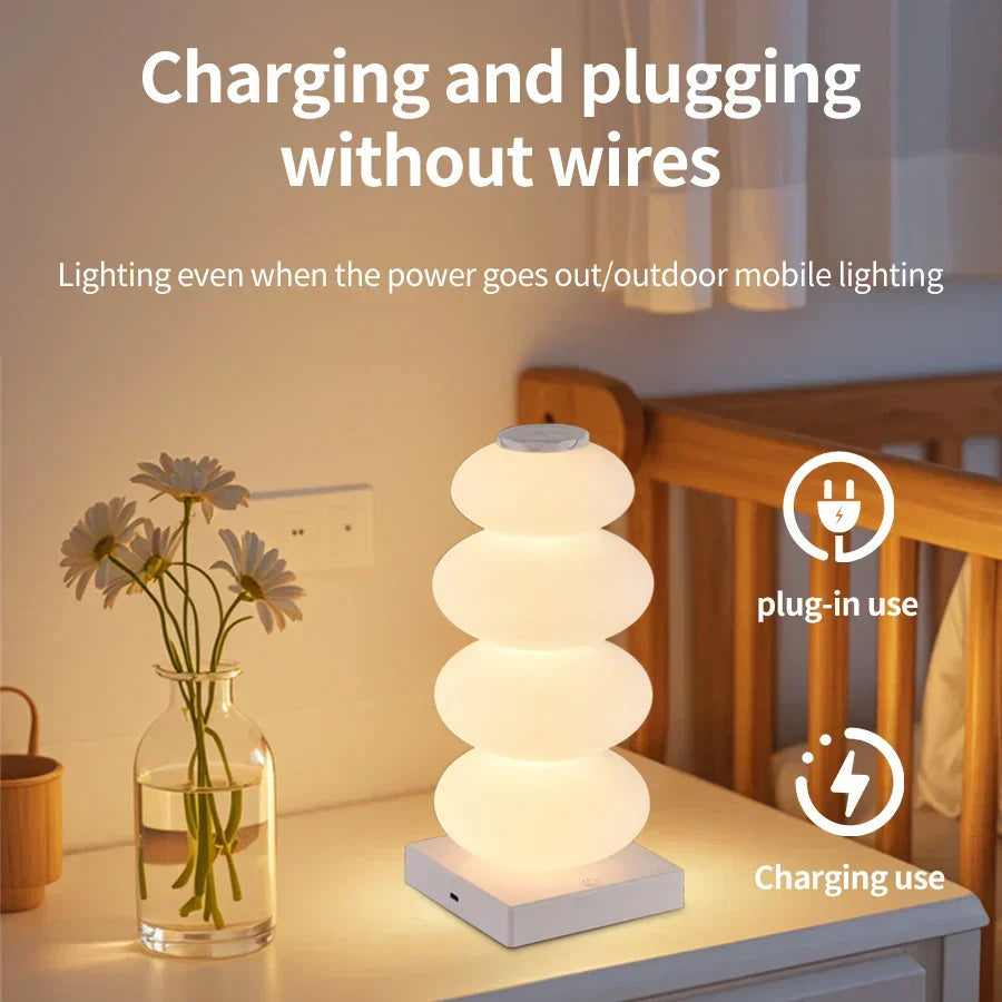 AuraGlow LED table lamp | 16 RGB colors & warm white | Touch dimming | USB operation | 3W | Kalsten