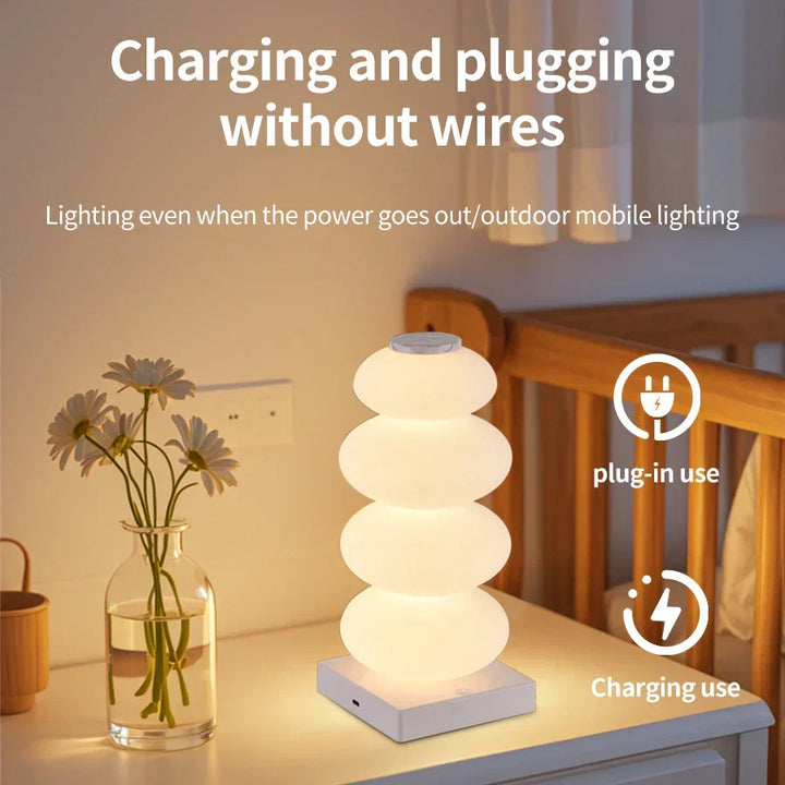AuraGlow LED table lamp | 16 RGB colors & warm white | Touch dimming | USB operation | 3W | Kalsten