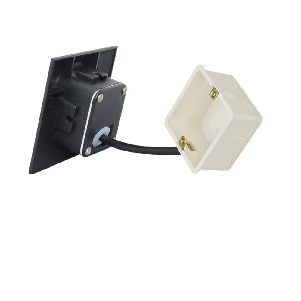 Kalsten | Modern waterproof IP65 LED recessed wall lamp for outdoor lighting - 3W embedded step & staircase balcony portal light