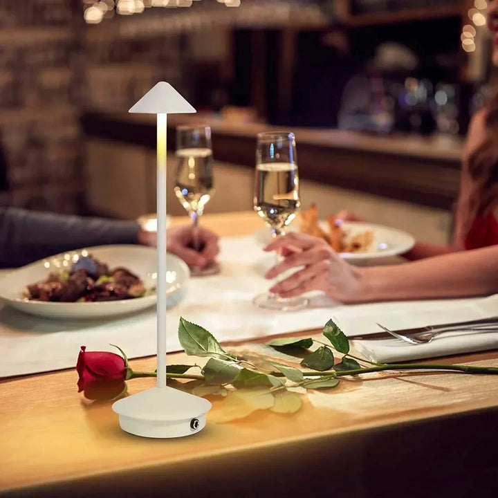 Rechargeable Table Lamp Creative Dining Room Touch Led Hotel Bar Coffee Pina Pro Table Lamp Decorative Desk Lamp | Kalsten