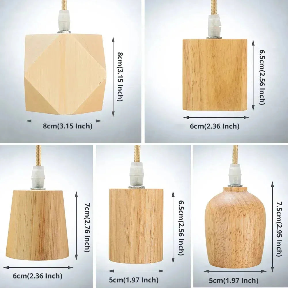 WoodGlow Light - Italian Commercial Wooden Pendant Lamp | Kalsten