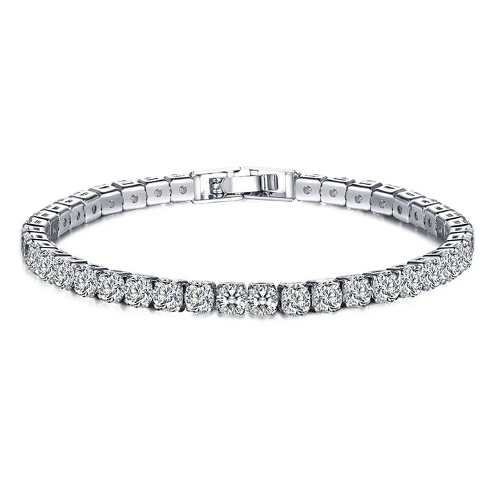 Kalsten | Tennis Bracelet – Shine with Attitude: Elegance in Sterling Silver and Hip-Hop Flair!