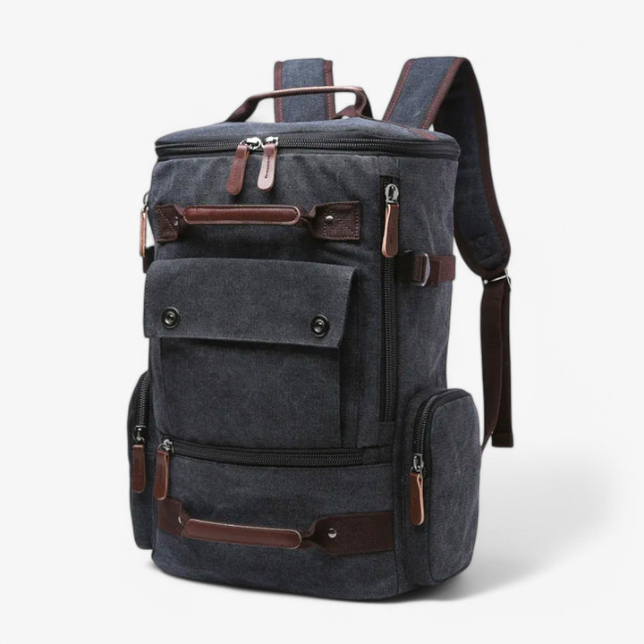 Kalsten | Vintage Canvas Backpack – Stylish & Functional with Laptop Compartment for Everyday & Adventure