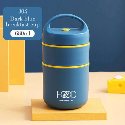 Skanto | LunchBuddy Premium Lunch Box | Leak-Proof & Sustainable | Bento Box with Compartments | Ideal for Work & School