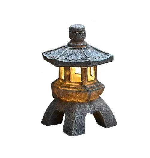 Japanese garden lantern - Weatherproof LED outdoor lighting for Zen gardens | Kalsten