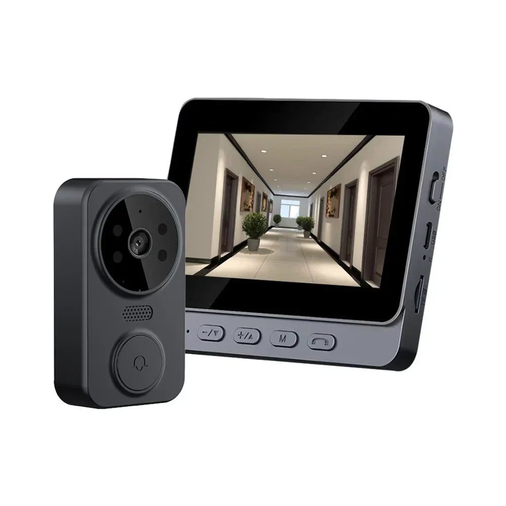 Kalsten | Wireless Video Doorbell with 4.3" IPS Screen & Night Vision