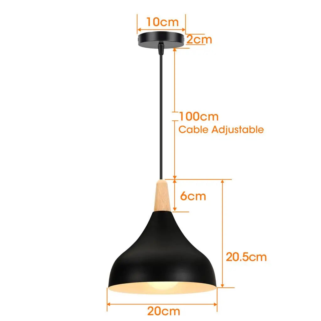 1/3 Heads Pendant Light - Retro Industrial Ceiling Lamp | Kalsten
