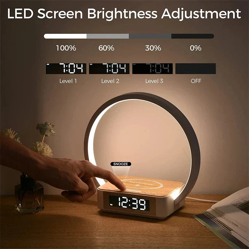 Night Circle Wireless Charger Interactive Lamp | Kalsten