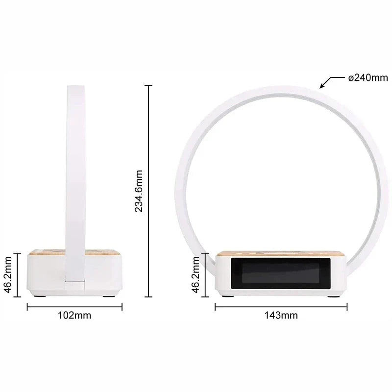 Night Circle Wireless Charger Interactive Lamp | Kalsten