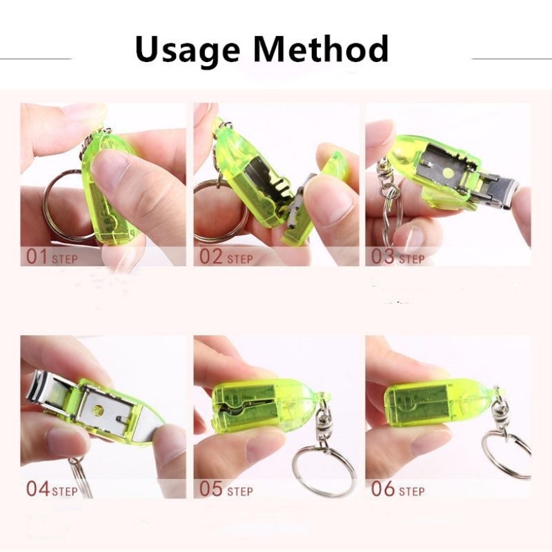 Stainless Steel Nail Clipper Keychain | Kalsten