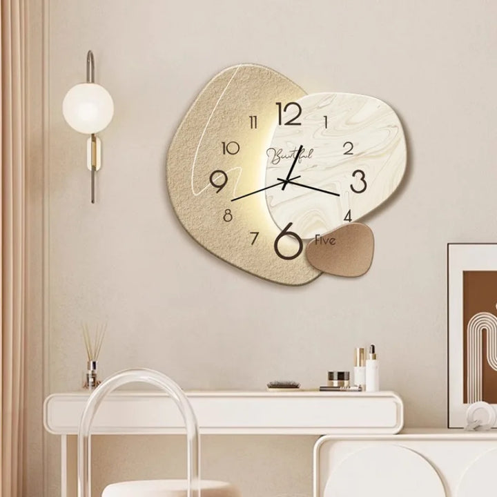 Modern design wall clock for living room – Stylish, silent wall clock for elegant room decoration | Kalsten