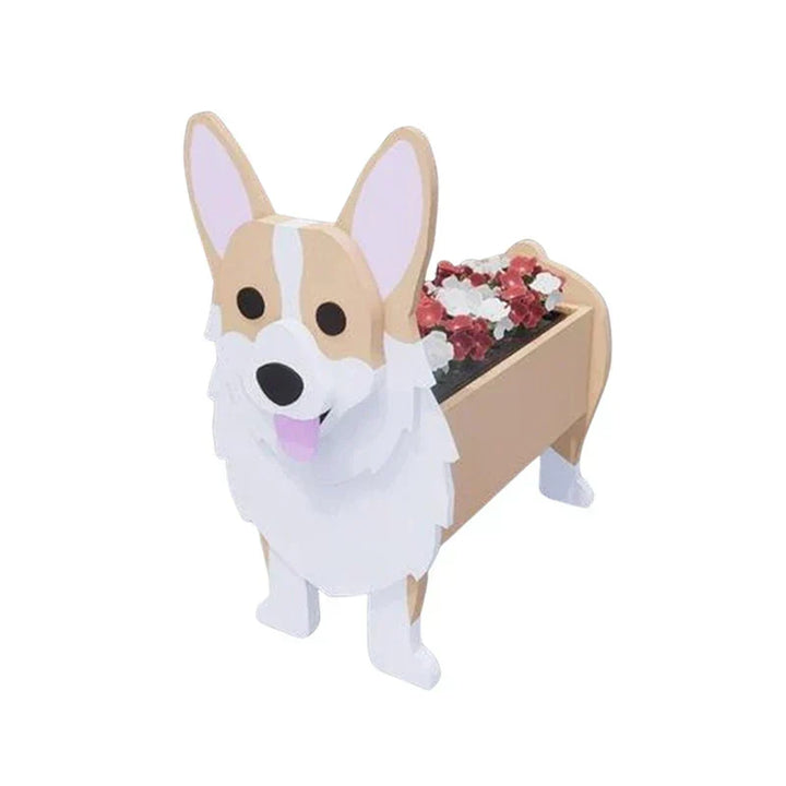Kalsten | Flower Pot - Pawsome - Dog Plant Container - Various Breeds