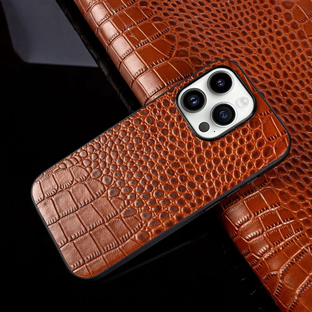 Skanto | Cosmo Genuine Leather iPhone Case