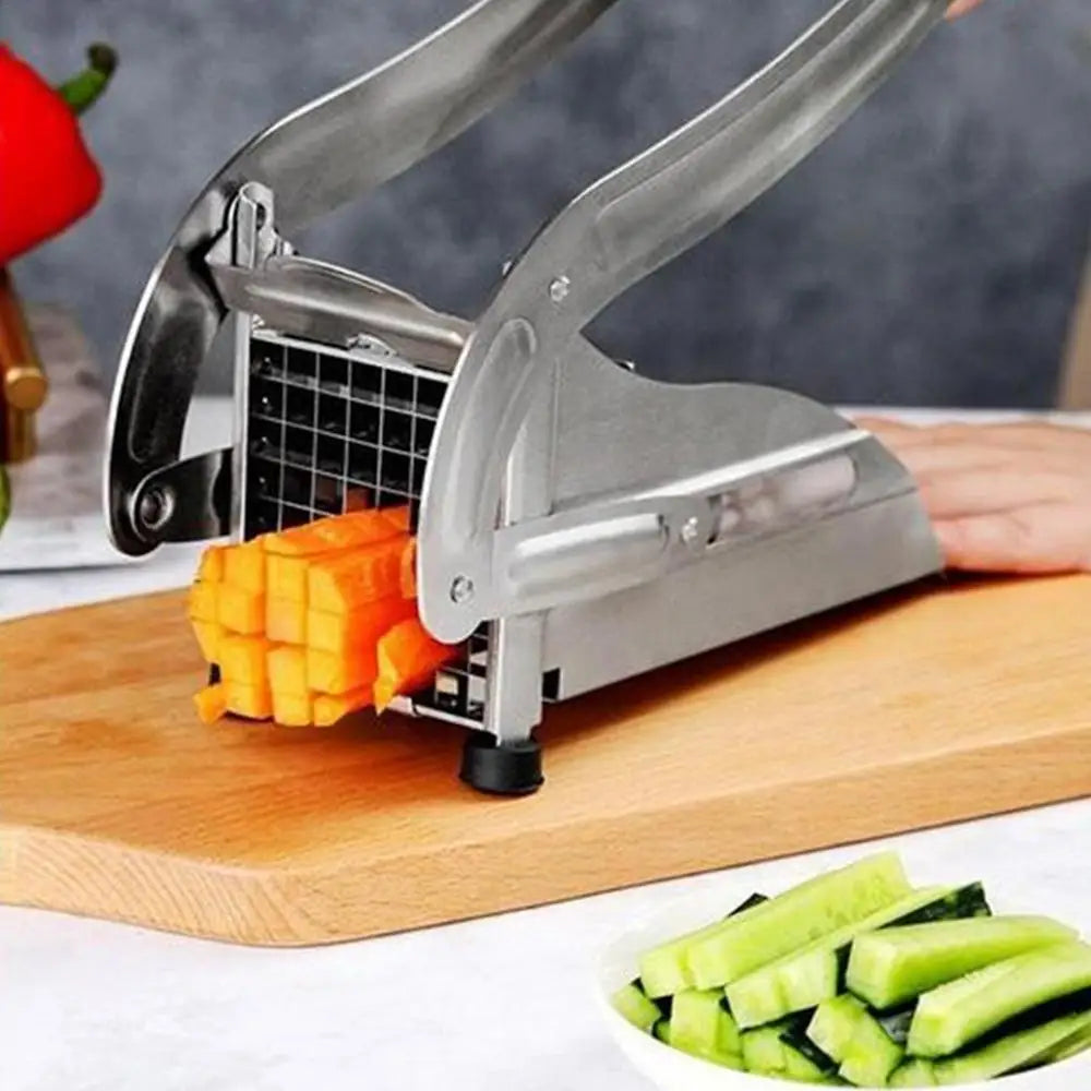 Fritzo Vegetable Cutter - The Stylish Stainless Steel Cutter for Perfect Vegetables Kalsten