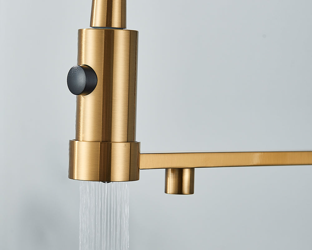 Sandsberg Black Filter Kitchen Faucet with Dual Outlet – Mixing Tap with Water Filter for Kitchens, Water Treatment and Cleaning | Kalsten