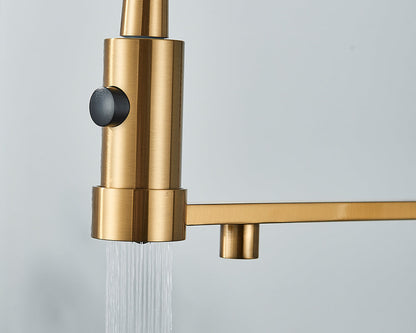 Sandsberg Black Filter Kitchen Faucet with Double Outlet – Mixer Tap with Water Filter for Kitchen, Water Treatment and Cleaning | Skanto