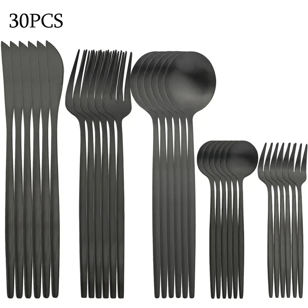 BowLift | RefinedTable | 30-piece cutlery set