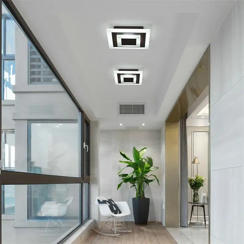Modern LED Ceiling Light - Stylish Illumination for Corridor, Bathroom, Living Room | Kalsten