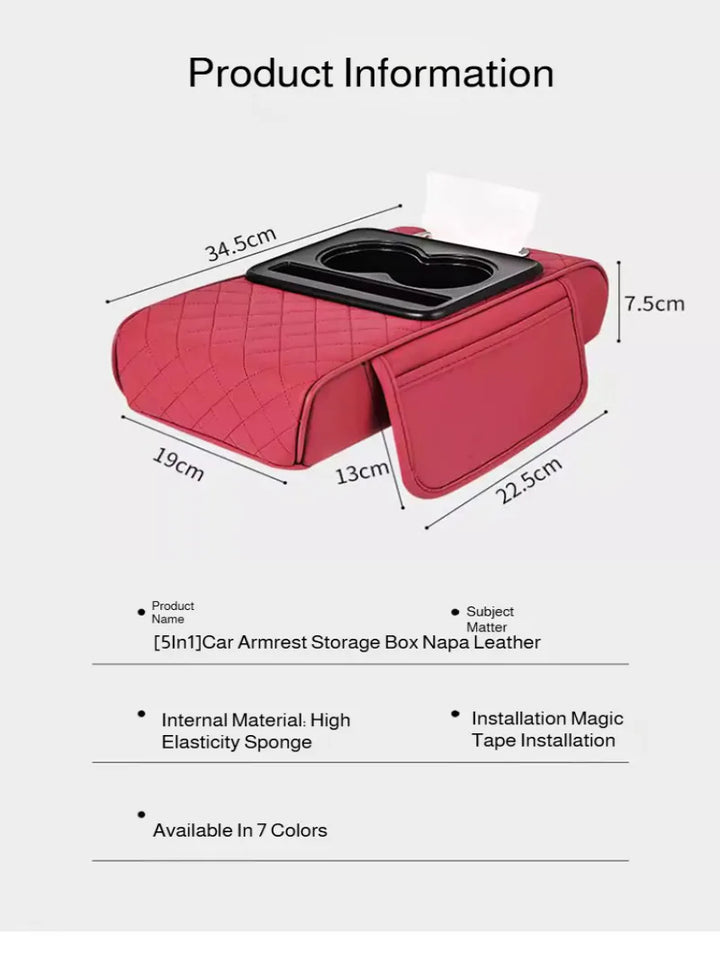 Car Armrest Organizer 5-in-1 | Kalsten