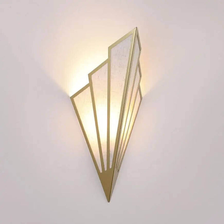 Fan-shaped Art Deco Wall Light | Kalsten