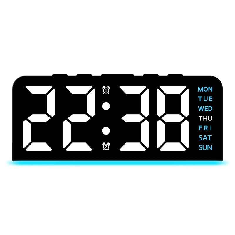 Modern LED Every Week Display Nightlight Alarm Clock | Karnz