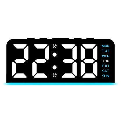 Modern LED Every Week Display Nightlight Alarm Clock | Karnz