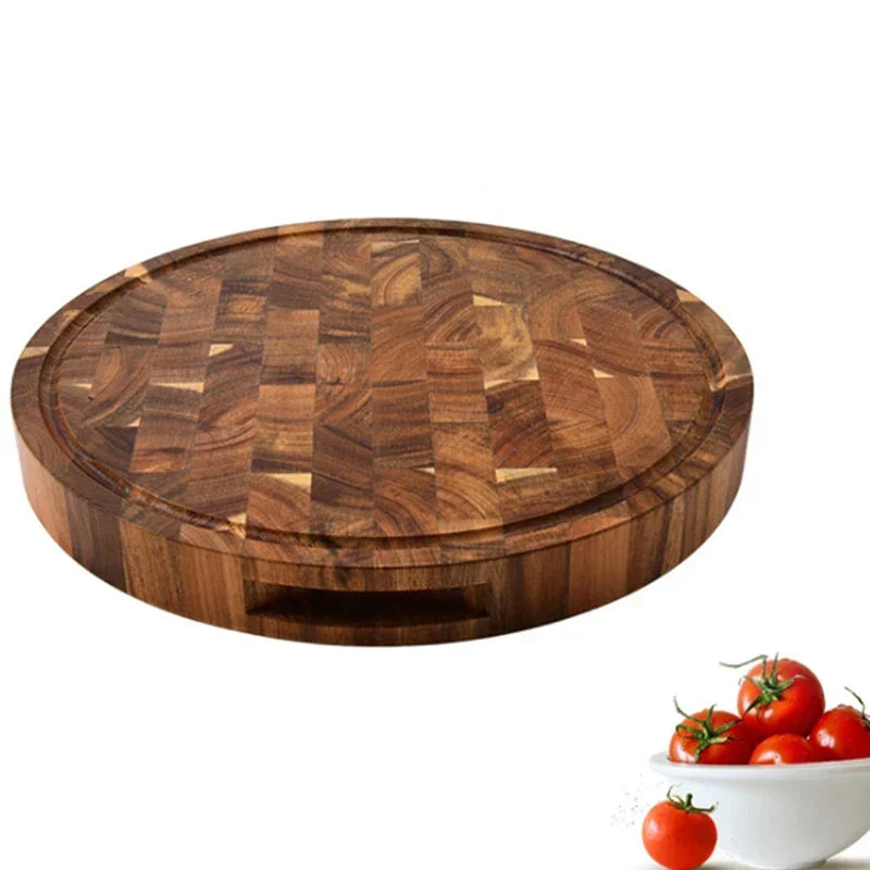 Kalsten | ButcherGrain | Thick round acacia butcher block