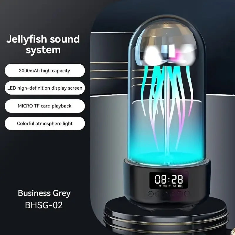 Jellyfish Portable Powerful Colorful Speaker Night Lamp | Kalsten