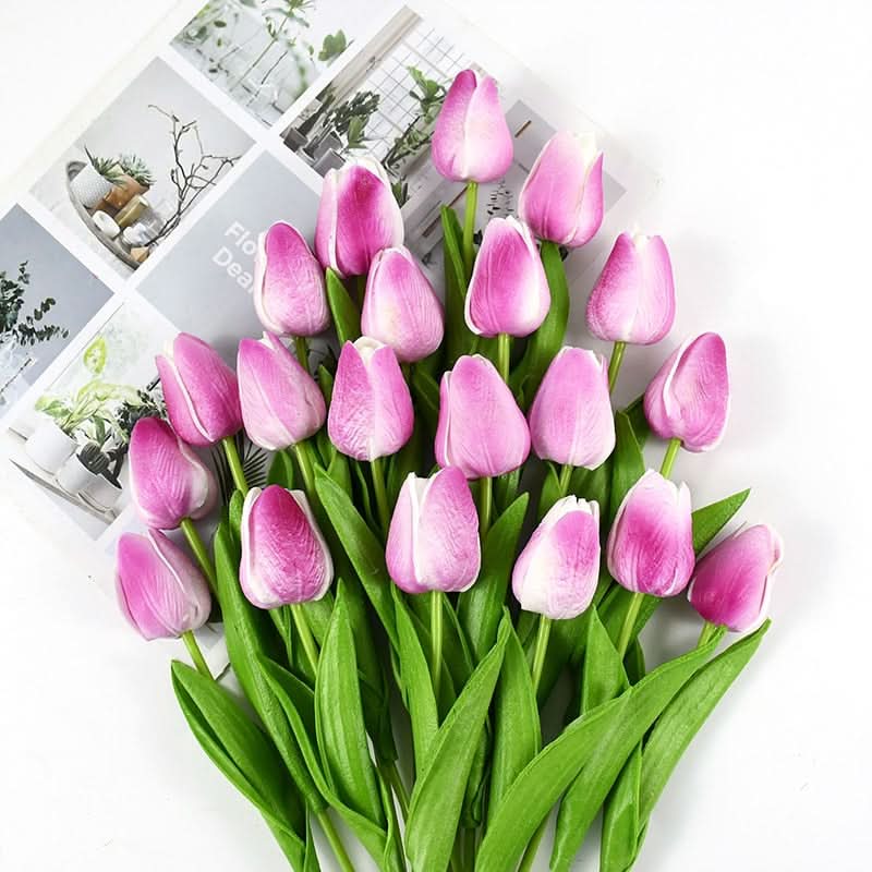 Kalsten | Artificial Tulip Bouquet with Realistic Lifelike Flowers