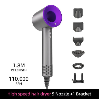 Skanto | Ion Hair Dryer | 200 Million Negative Ions | Intelligent Temperature Control | 110,000 RPM